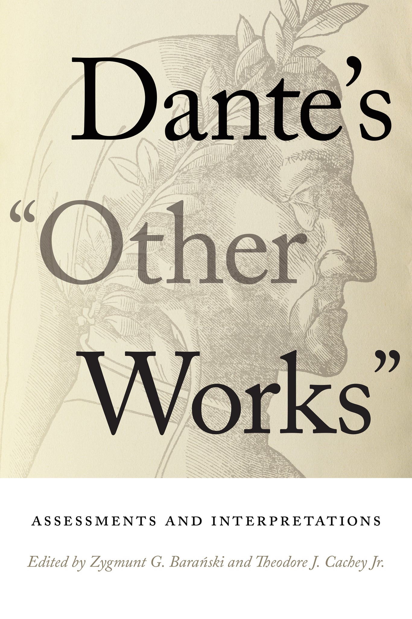 Cover image for Dante's "Other Works" ISBN 9780268202385